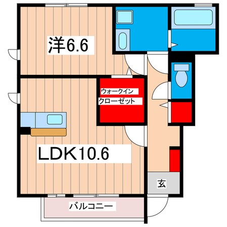 グランシャリオⅢの物件間取画像